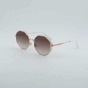 Marc Jacobs MJ 1079/S 024S HA Sunglasses Gold Geometric Frame, Brown Lenses
